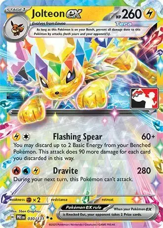 Jolteon Ex [Prize Pack] - Pokemon Prize Pack Series #30
