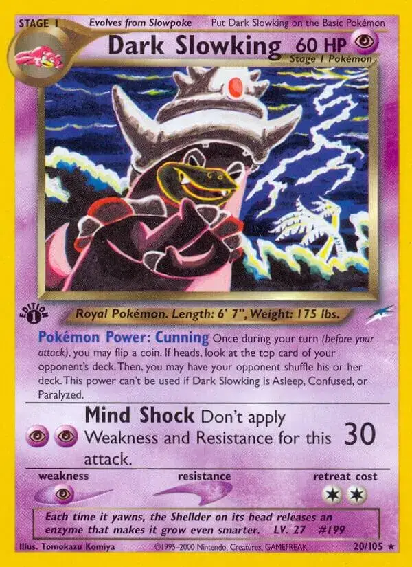 Dark Slowking [1st Edition] - Pokemon Neo Destiny #20