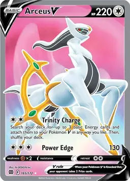 Arceus V 165 - Pokemon Brilliant Stars