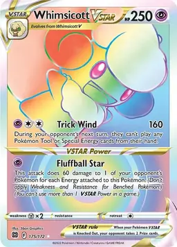 Whimsicott VSTAR 175 - Pokemon Brilliant Stars