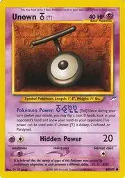 Unown T - Pokemon Neo Destiny #88