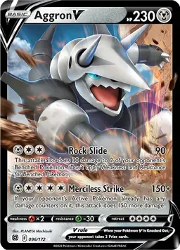 Aggron V 96 - Pokemon Brilliant Stars