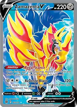 Zamazenta V 163 - Pokemon Brilliant Stars