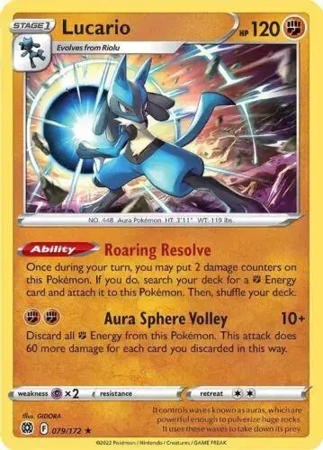 Lucario [Holo] - Pokemon Brilliant Stars #79
