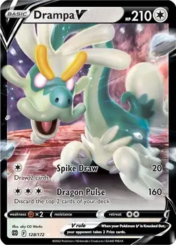 Drampa V 128 - Pokemon Brilliant Stars