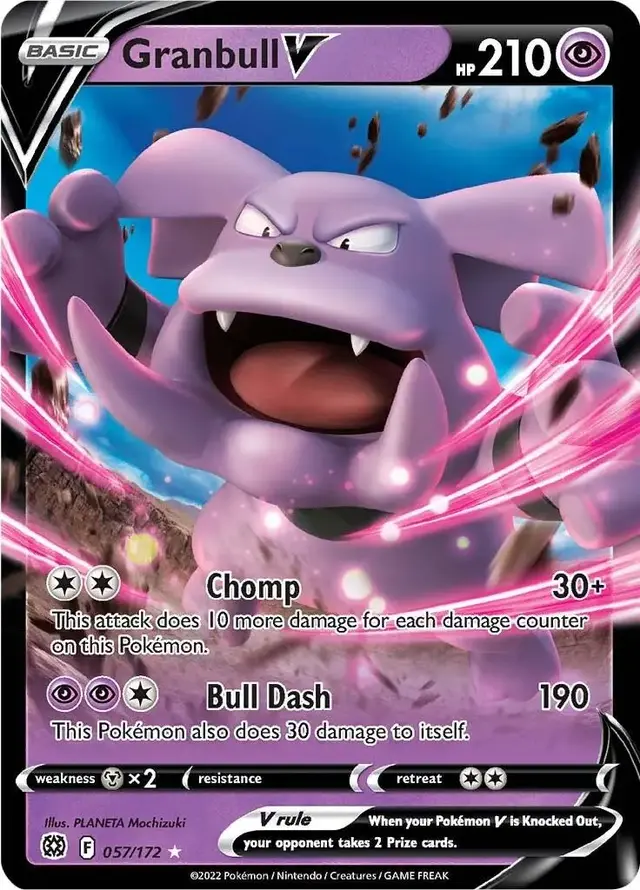 Granbull V - Pokemon Brilliant Stars #57