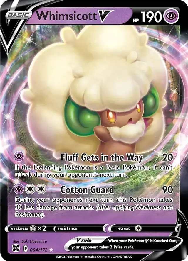 Whimsicott V - Pokemon Brilliant Stars #64