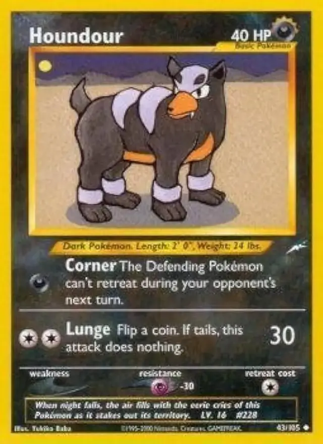 Houndour - Pokemon Neo Destiny #43