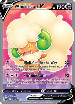 Whimsicott V 160 - Pokemon Brilliant Stars