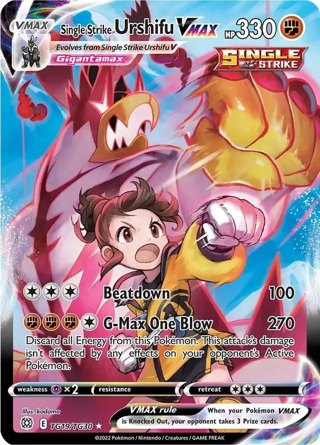 Single Strike Urshifu VMAX - Pokemon Brilliant Stars #TG19