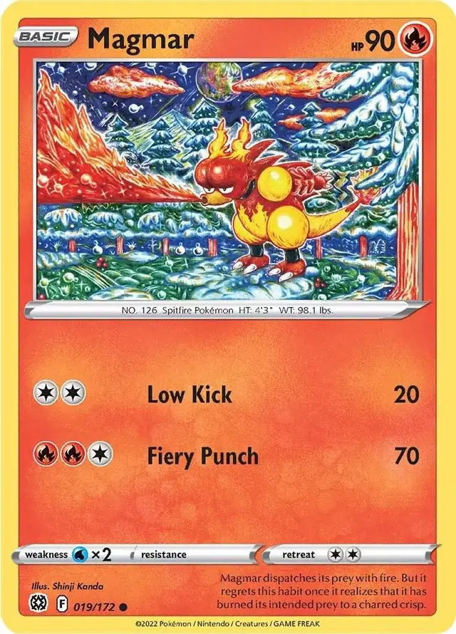 Magmar - Pokemon Brilliant Stars #19
