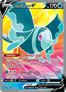 Lumineon V 155 - Pokemon Brilliant Stars
