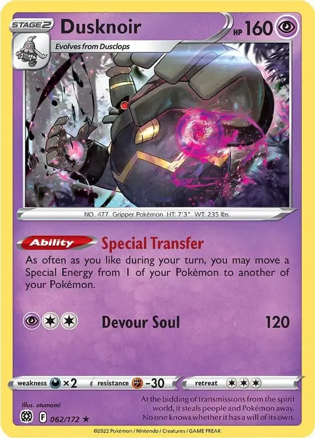 Dusknoir - Pokemon Brilliant Stars #62