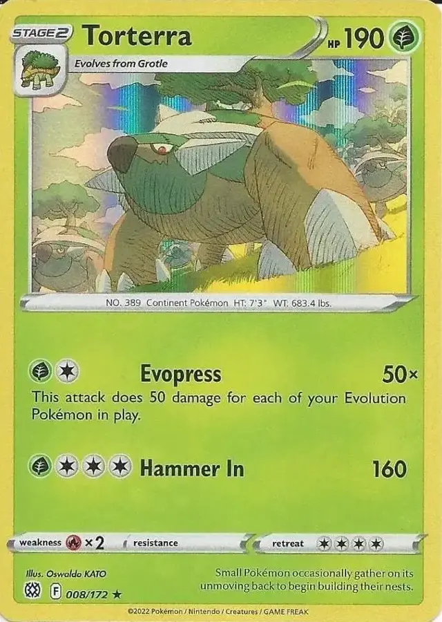 Torterra [Holo] - Pokemon Brilliant Stars #8