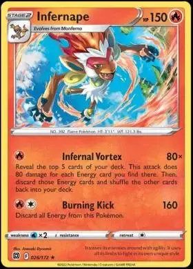 Infernape [Holo] - Pokemon Brilliant Stars #26