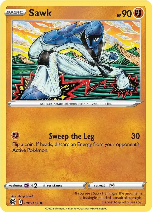 Sawk - Pokemon Brilliant Stars #81