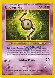 Unown S - Pokemon Neo Destiny #87