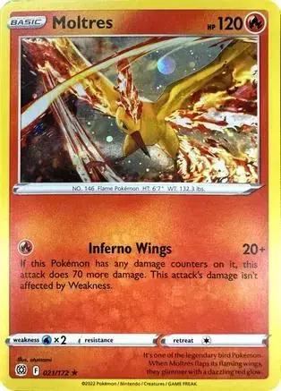 Moltres [Cosmos Holo] - Pokemon Brilliant Stars #21