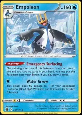 Empoleon [Holo] - Pokemon Brilliant Stars #37