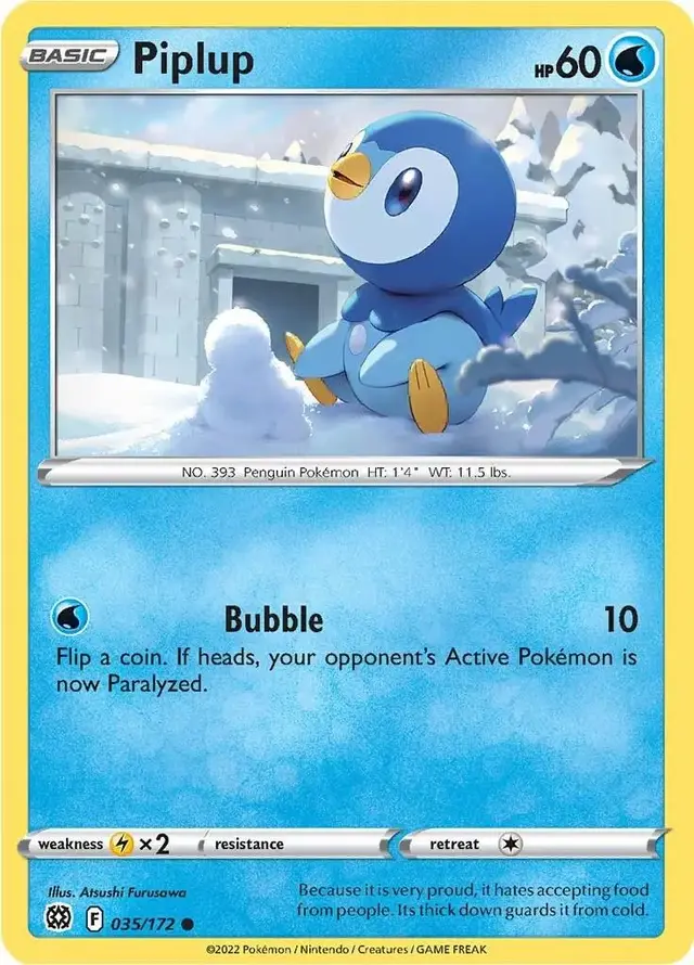 Piplup - Pokemon Brilliant Stars #35