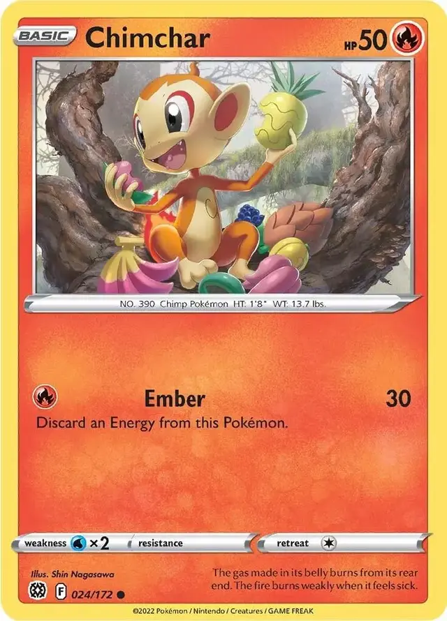 Chimchar - Pokemon Brilliant Stars #24