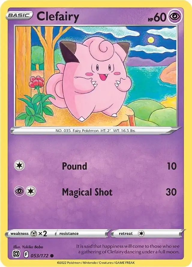 Clefairy - Pokemon Brilliant Stars #53
