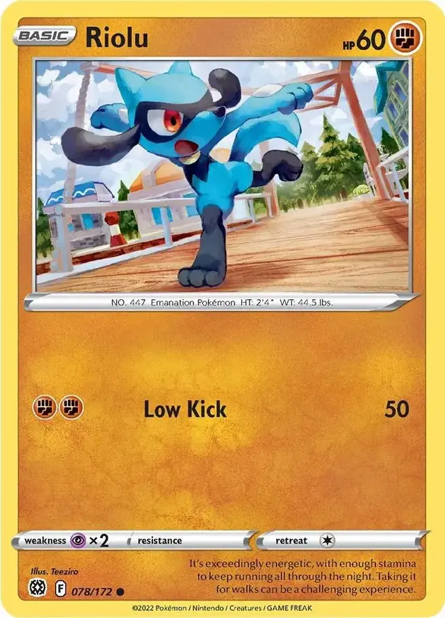 Riolu - Pokemon Brilliant Stars #78