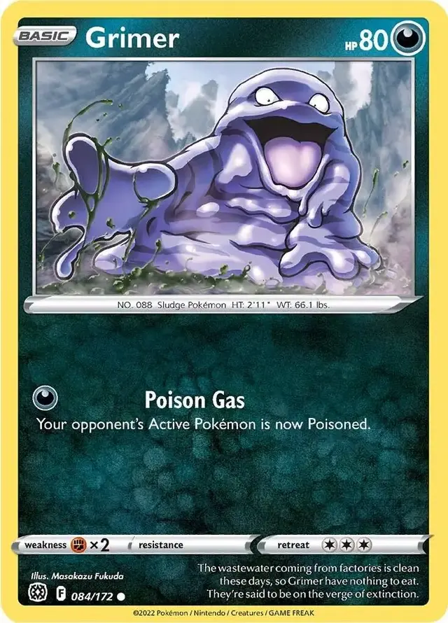 Grimer - Pokemon Brilliant Stars #84