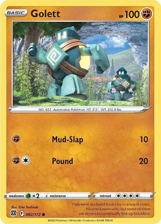 Golett - Pokemon Brilliant Stars #82