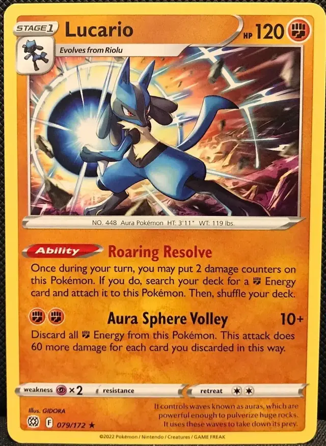 Lucario - Pokemon Brilliant Stars #79