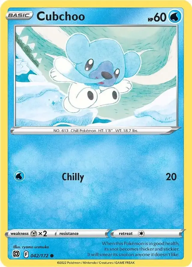 Cubchoo - Pokemon Brilliant Stars #42