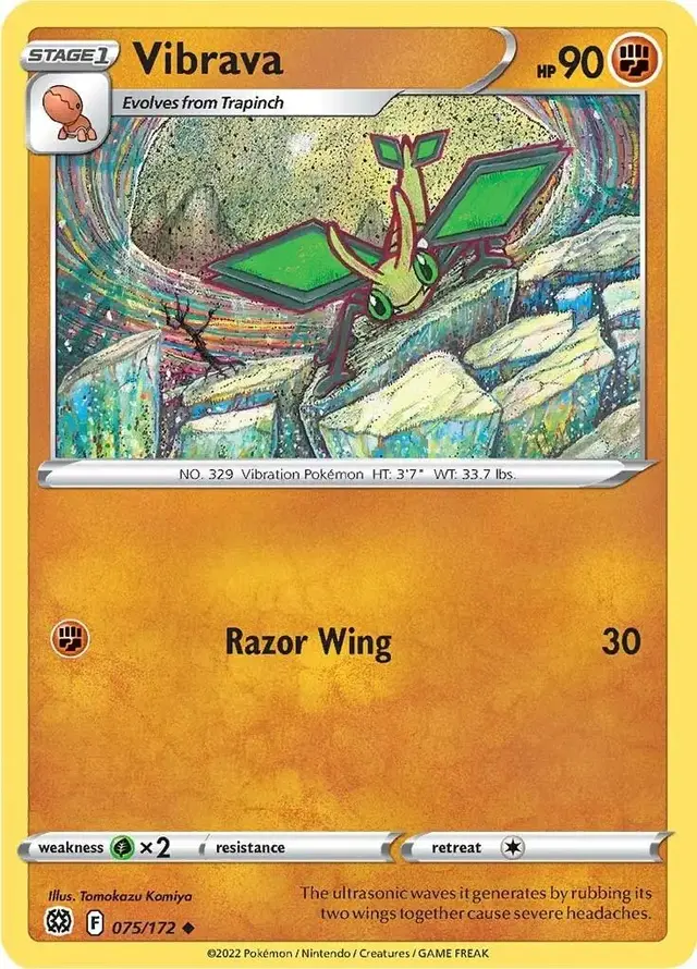 Vibrava - Pokemon Brilliant Stars #75