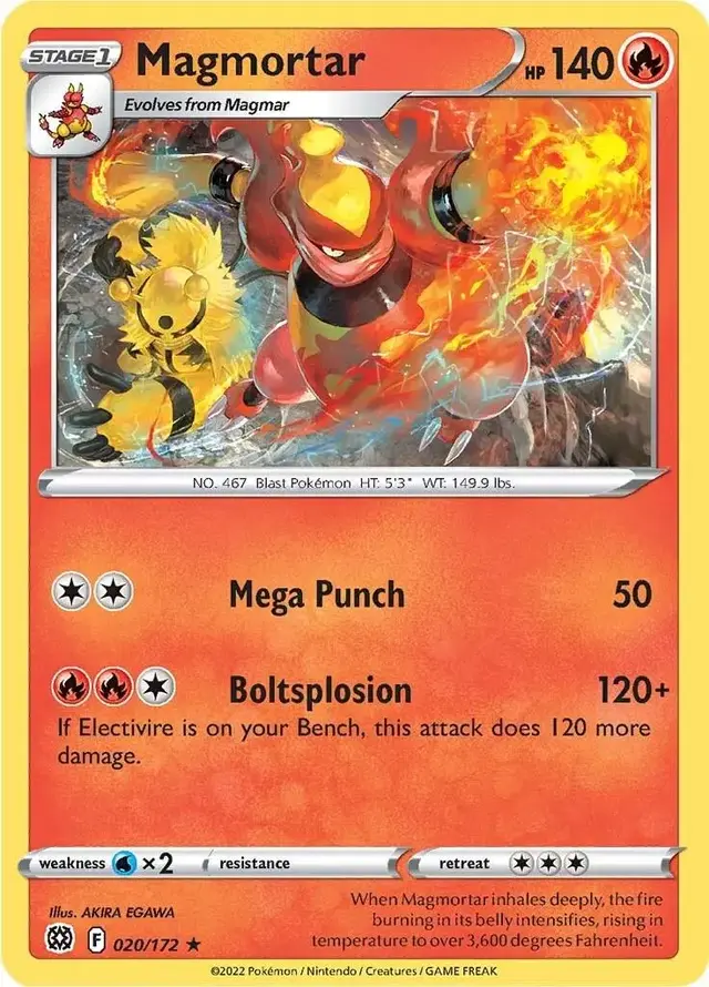 Magmortar - Pokemon Brilliant Stars #20