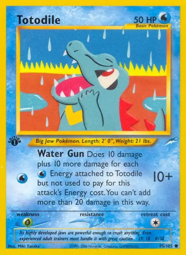Totodile [1st Edition] - Pokemon Neo Destiny #85