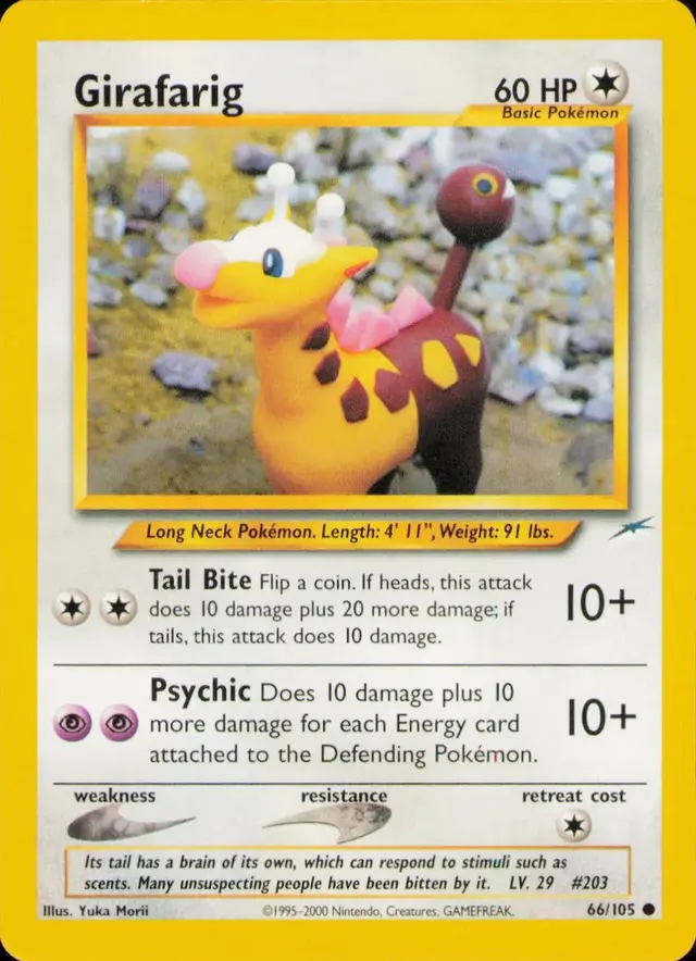 Girafarig - Pokemon Neo Destiny #66