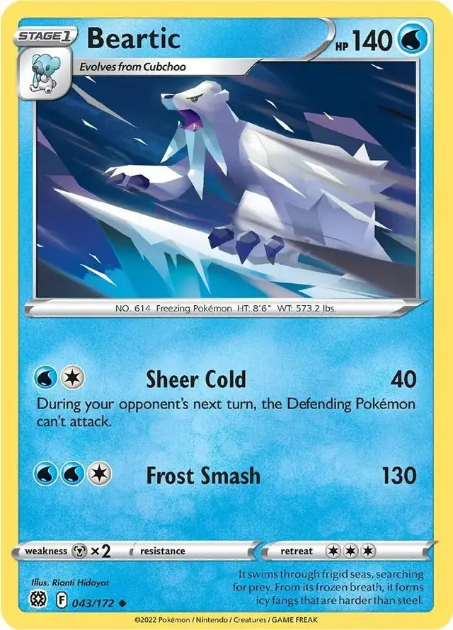 Beartic - Pokemon Brilliant Stars #43