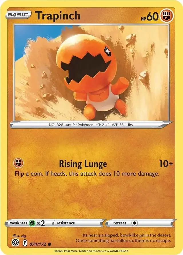 Trapinch - Pokemon Brilliant Stars #74