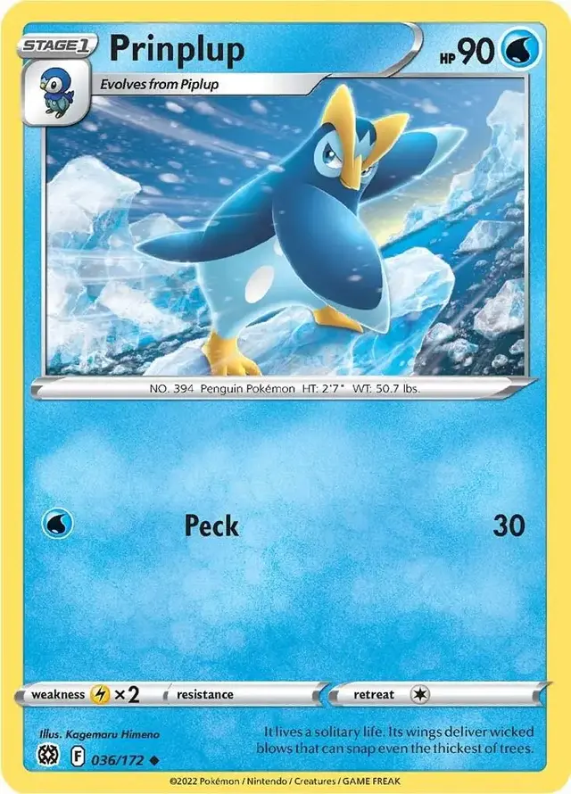 Prinplup - Pokemon Brilliant Stars #36