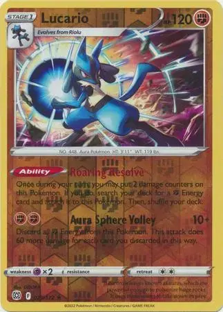 Lucario [Reverse Holo] - Pokemon Brilliant Stars #79