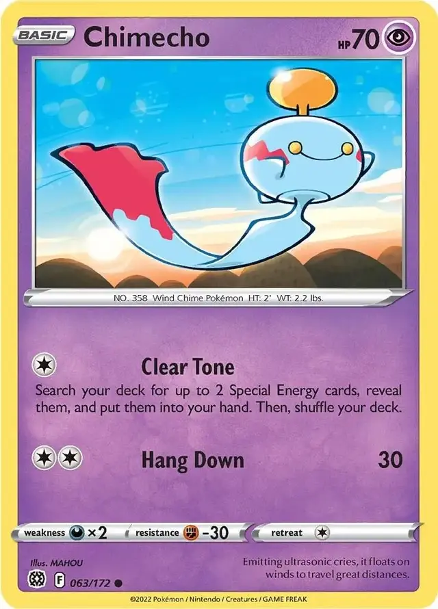Chimecho - Pokemon Brilliant Stars #63