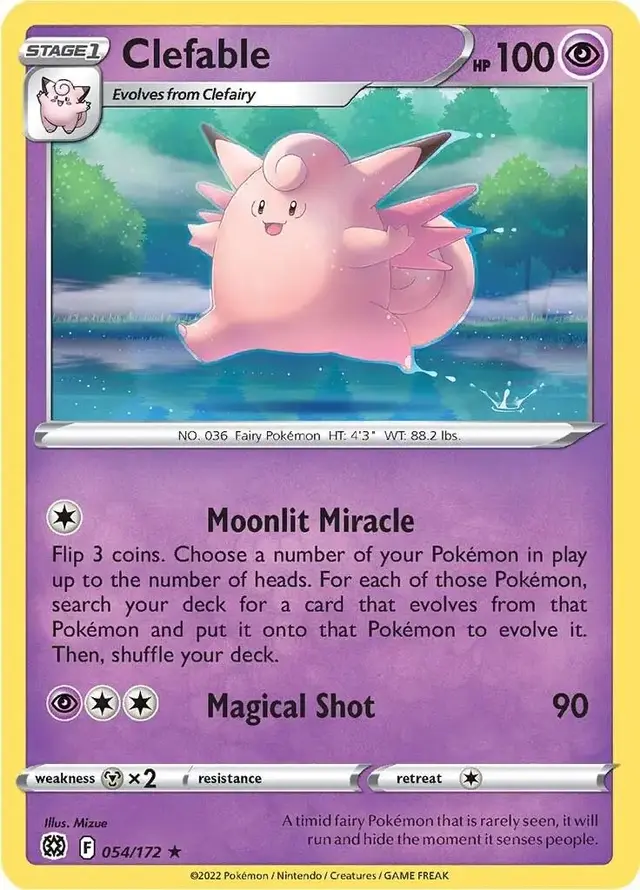 Clefable - Pokemon Brilliant Stars #54