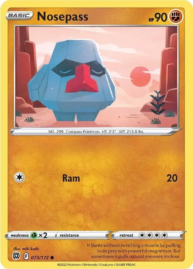 Nosepass - Pokemon Brilliant Stars #73