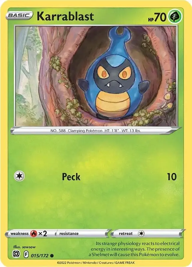 Karrablast - Pokemon Brilliant Stars #15