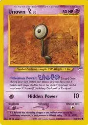 Unown L - Pokemon Neo Destiny #86