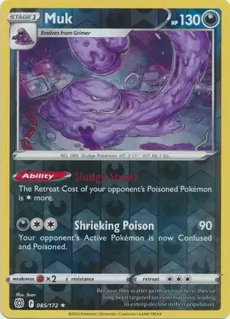 Muk [Reverse Holo] - Pokemon Brilliant Stars #85