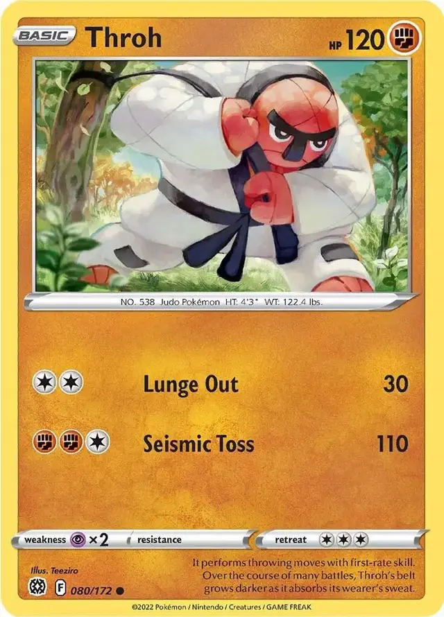 Throh - Pokemon Brilliant Stars #80