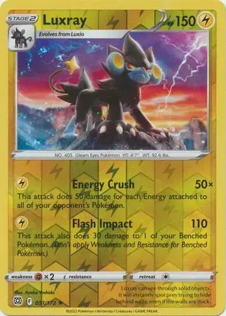 Luxray [Reverse Holo] - Pokemon Brilliant Stars #51