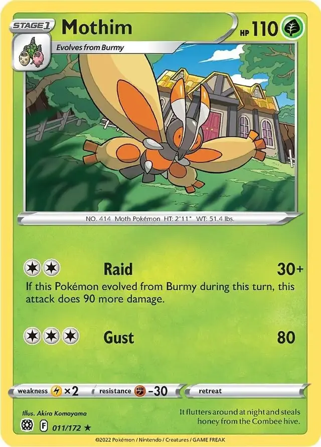 Mothim - Pokemon Brilliant Stars #11