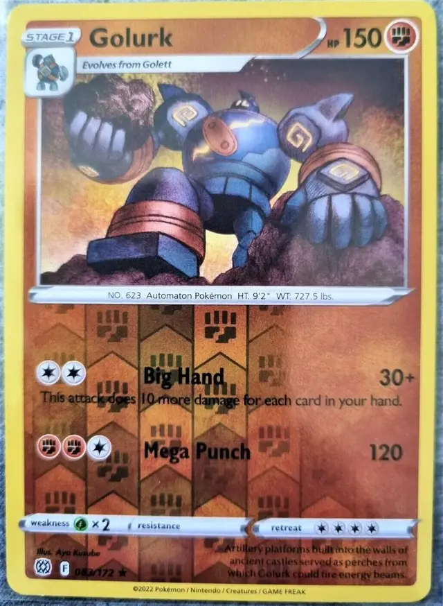 Golurk [Reverse Holo] - Pokemon Brilliant Stars #83
