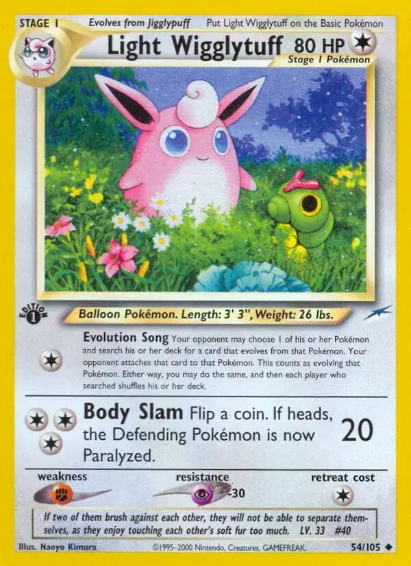 Light Wigglytuff [1st Edition] - Pokemon Neo Destiny #54